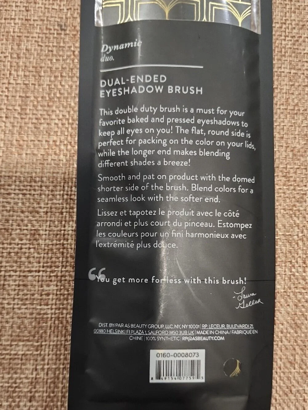 Laura Geller Dual-ended Eyeshadow Brush